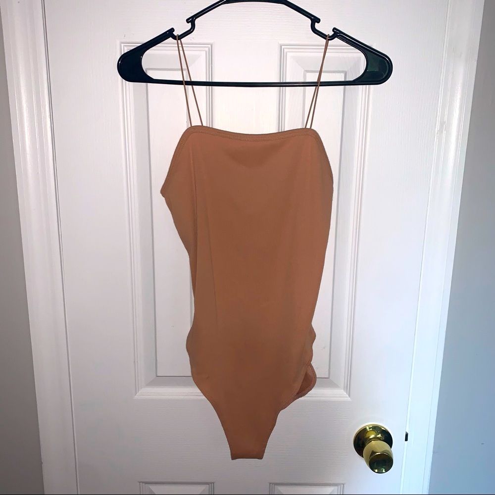 Wild fable tan body suit